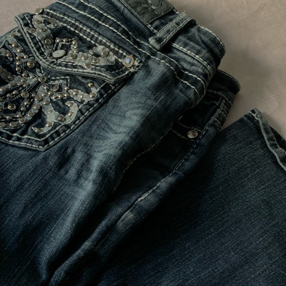 Vintage Bling Cross bellbottom jeans - Picture 2 of 4